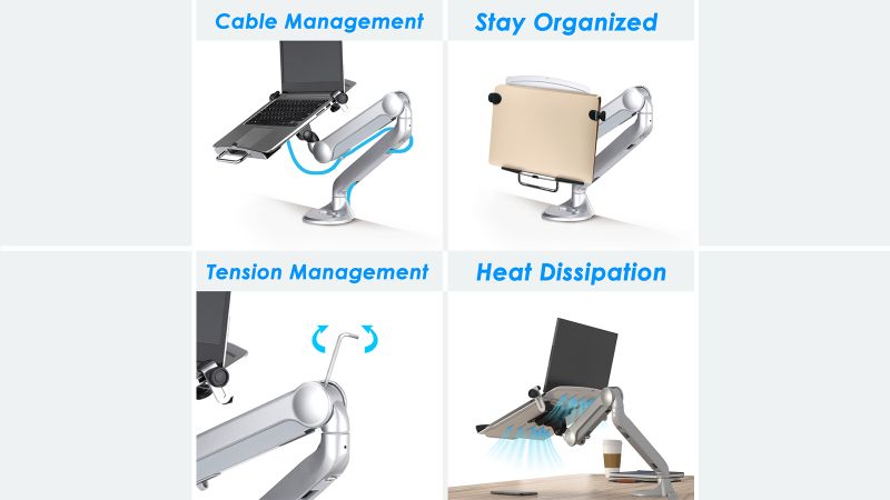 Photo 1 of Modernsolid Global Laptop Mount: Height Adjustable