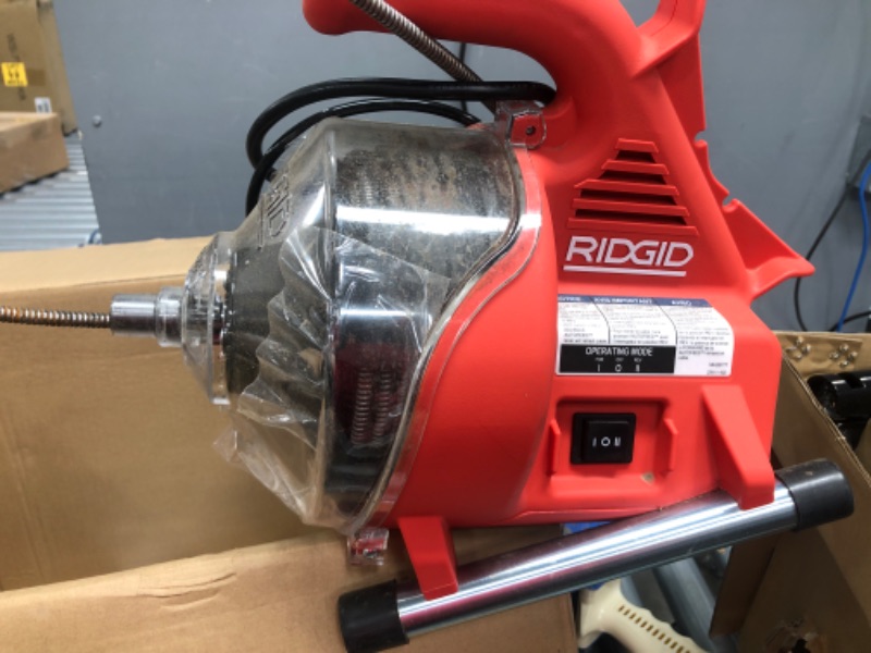 Photo 2 of RIDGID PowerClear 120-Volt Drain Cleaning Machine Kit & 12128 T-240 Tool Set for Drum Machines and Drain Cleaning Machines, Included with Select RIDGID K-3800 and K-400 Drain Cleaning Snake Kits
