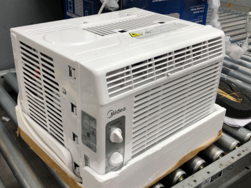 Photo 2 of Midea 5000 BTU Window Air Conditioner with Mechanical Controls 15.35"D x 15.98"W x 12.05"H
