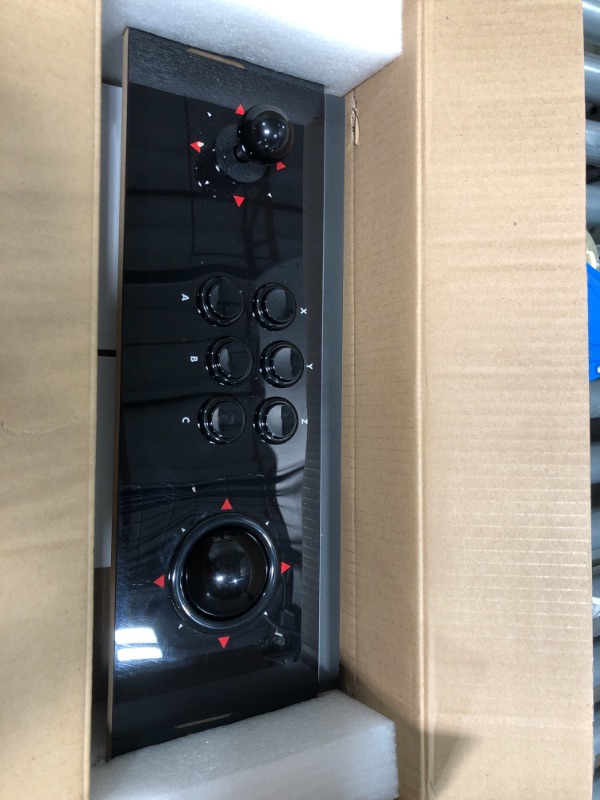 Photo 2 of Arcade Control Panel, Drop-In Upgrade For Legends Pinball Arcade Machine Console, Home Arcade, Plug and Play Arcade Style 8-Way Joy Stick and Trackball Controllers
