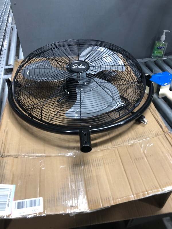 Photo 2 of **** TESTED*** Simple Deluxe 20 inch Pedestal Standing Fan High Velocity Heavy Duty Metal