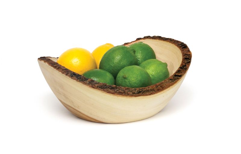 Photo 1 of 1054 Acacia Tree Bark Oval Bowl
