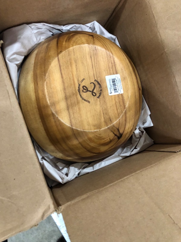 Photo 1 of 1054 Acacia Tree Bark Oval Bowl
