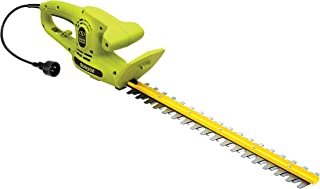 Photo 1 of Sun Joe HJ22HTE-MAX Electric Dual-Action Hedge Trimmer, 22-Inch, 3.8 AMP, Dual-Handed Safety, Green
