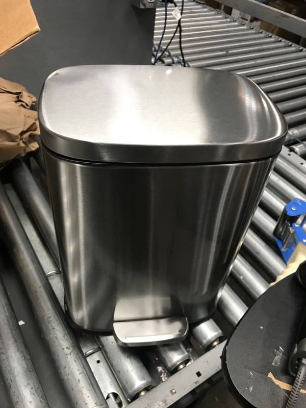 Photo 1 of 15" stainless steel trash can