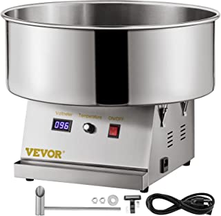 Photo 1 of VEVOR Electric Cotton Candy Machine, 19.7-inch Cotton Candy Maker, 1050W Candy Floss Maker, Silver Commercial Cotton Candy Machine with Stainless Steel Bowl and Sugar Scoop, Perfect for Family Party
