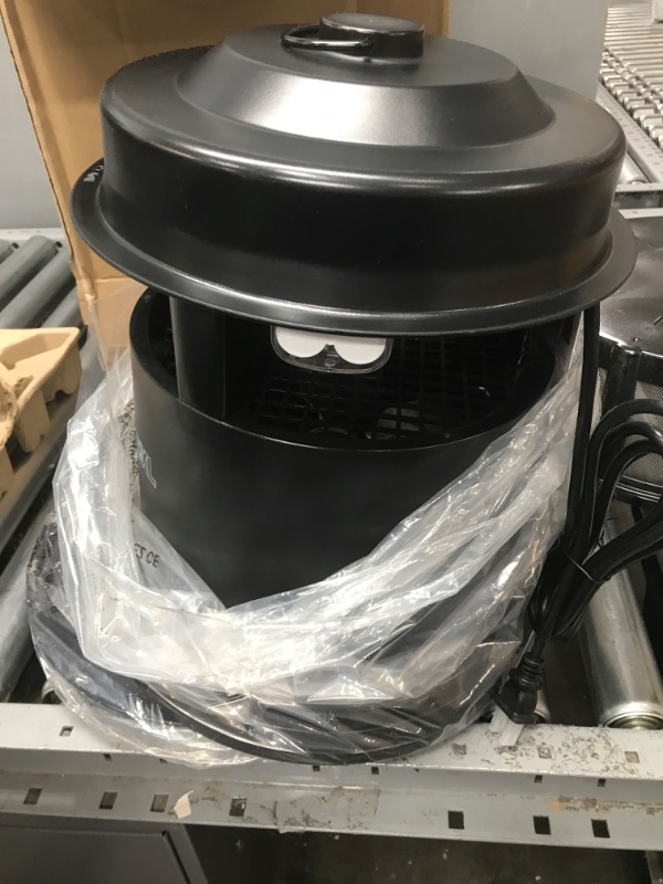 Photo 1 of DynaTrap DT2000XLPSR Large Mosquito & Flying Insect Trap – Kills Mosquitoes, Flies, Wasps, Gnats, & Other Flying Insects – Protects up to 1 Acre Black Insect Trap