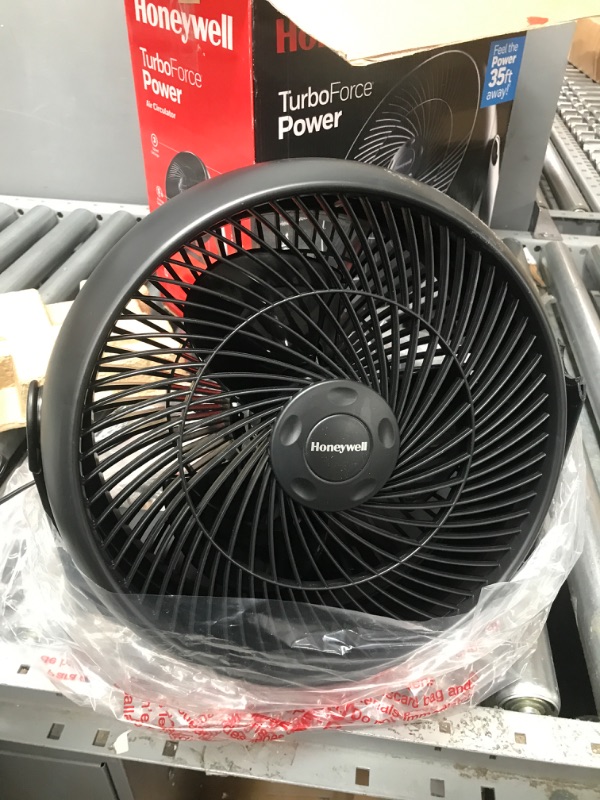 Photo 2 of 12 in. 3 Speed Whole Room Circulator Floor Fan