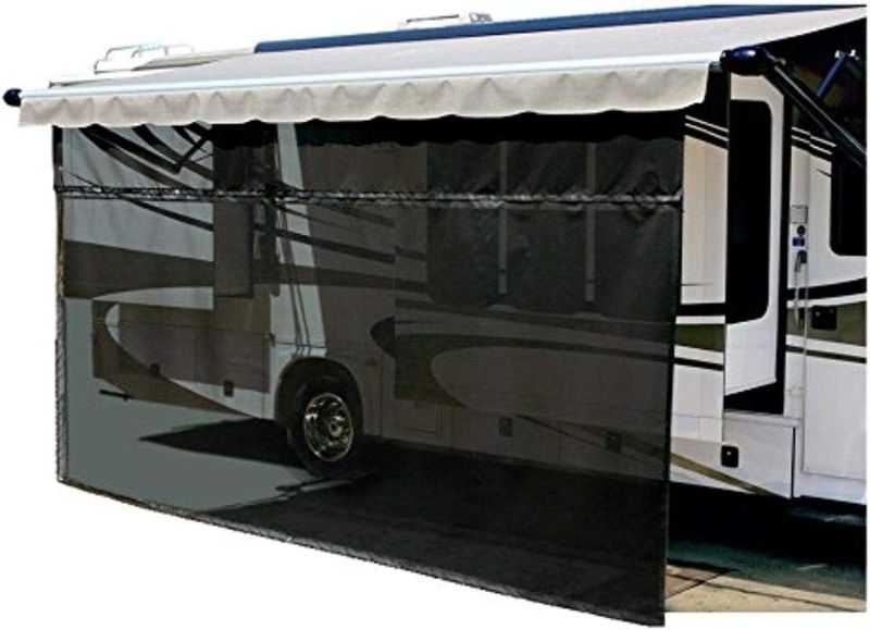 Photo 2 of unknown brand  Black 10' x 9' Drop RV Awning EZ ZipBlocker
