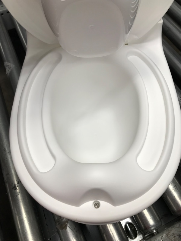 Photo 4 of Nuby My Real Potty Training Toilet with Life-Like Flush Button & Sound for Toddlers & Kids, White
