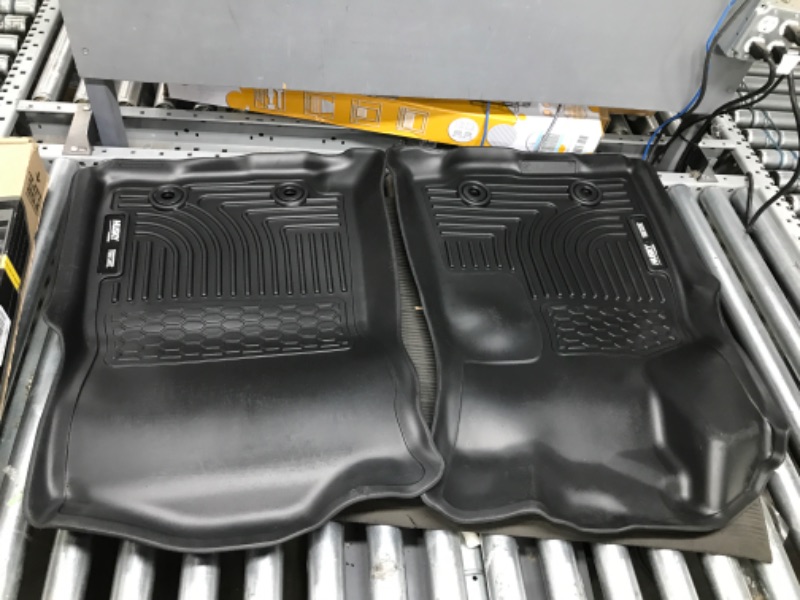 Photo 2 of Husky Liners X-act Contour Series | Front Floor Liners - Black | 53751 | Fits 2018-2022 Toyota Tacoma Double/Access Cab w/ Automatic Transmission 2 Pcs Double Cab X-act Contour Front Floor Mats