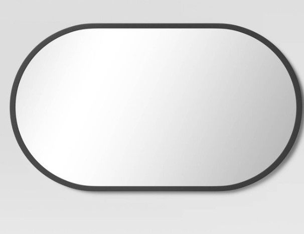 Photo 1 of 16" x 28" Metal Oval Pill Mirror - Project 62™

