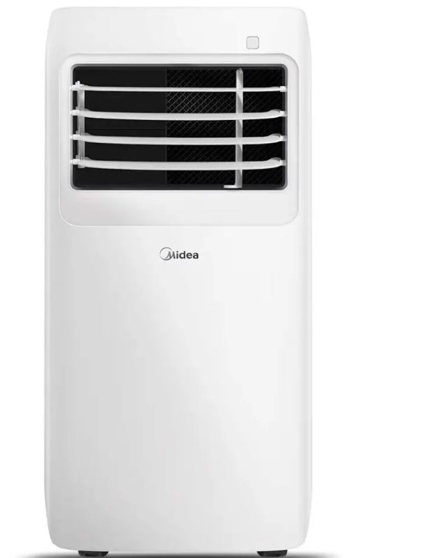 Photo 1 of Midea 8,000 BTU ASHRAE (5,300 BTU SACC) Portable Air Conditioner, Cools up to 175 Sq. Ft., Works as Dehumidifier & Fan, Remote Control & Window Kit Included
