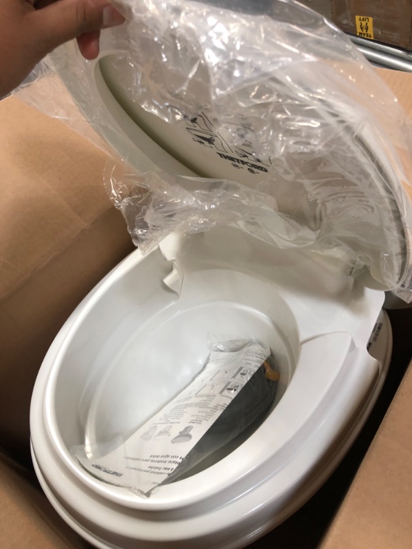 Photo 5 of Aqua-Magic V RV Toilet Hand Flush with Hand Sprayer / Low Profile / White - Thetford 31657
