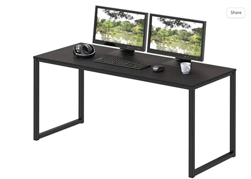 Photo 1 of \Home Office 63-Inch Computer Desk, Black
