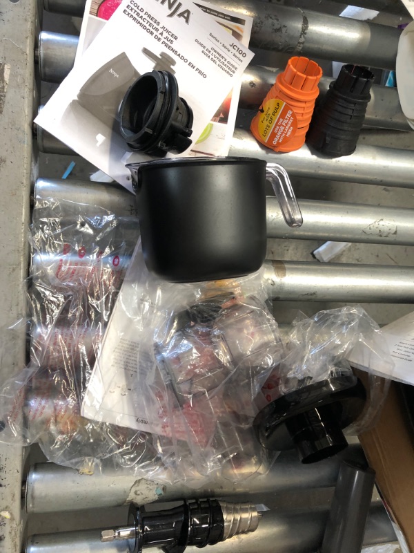 Photo 1 of 150-Watt Graphite Finish Cold Press Compact Juicer Pro with Total Pulp Control