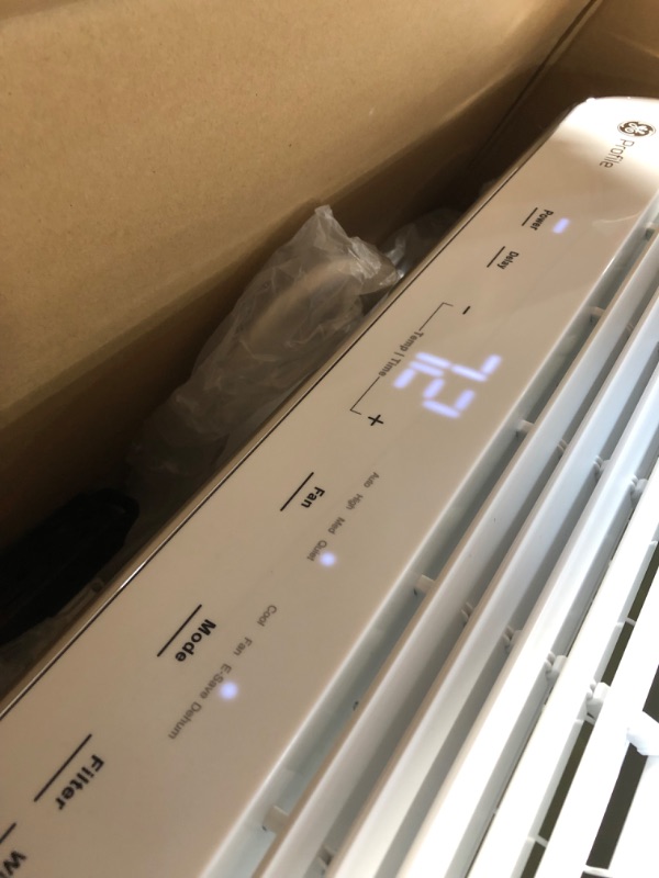 Photo 13 of GE Profile Ultra Quiet Window Air Conditioner 6,150 BTU, WiFi Enabled Energy Efficient for Small Rooms, Easy Installation with Included Kit, 6K Window AC Unit, Energy Star, White
