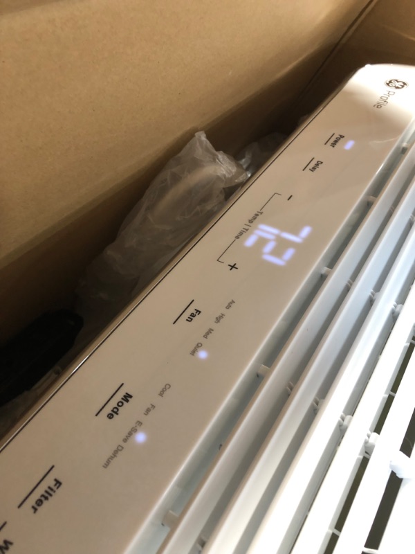 Photo 9 of GE Profile Ultra Quiet Window Air Conditioner 6,150 BTU, WiFi Enabled Energy Efficient for Small Rooms, Easy Installation with Included Kit, 6K Window AC Unit, Energy Star, White
