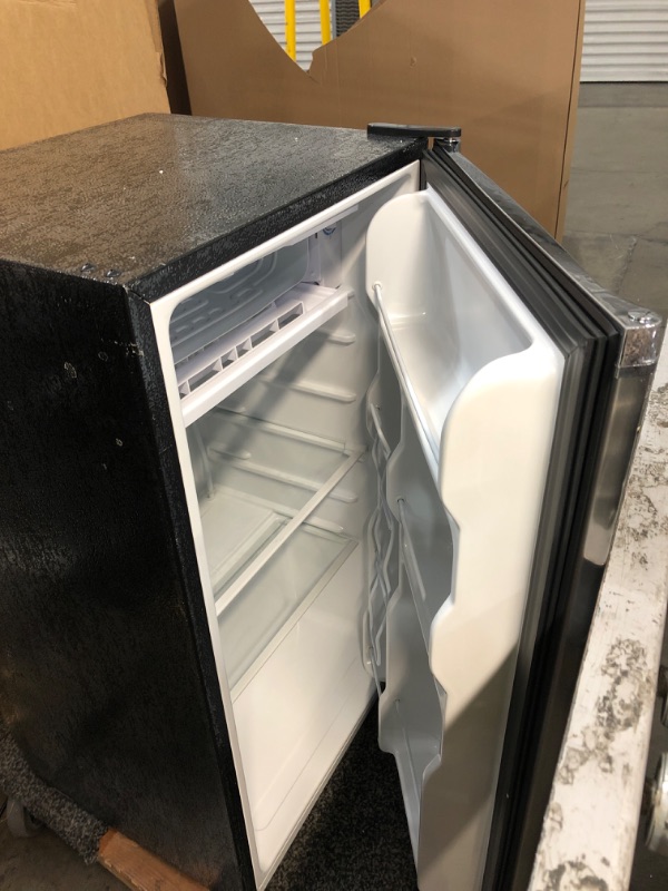 Photo 1 of Frigidaire 3.2 Cu. Ft. Compact Refrigerator Chrome Trim EFR321 Platinum
