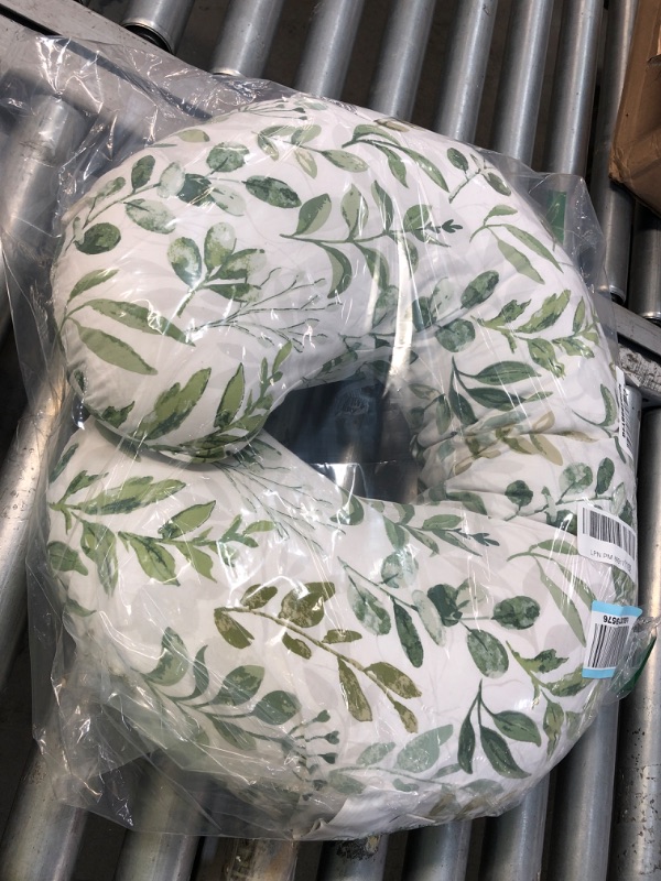 Photo 2 of Boppy Nursing Pillow and Positioner Original | Green Foliage | Breastfeeding, Bottle Feeding, Baby Support | With Removable Cotton Blend Cover
