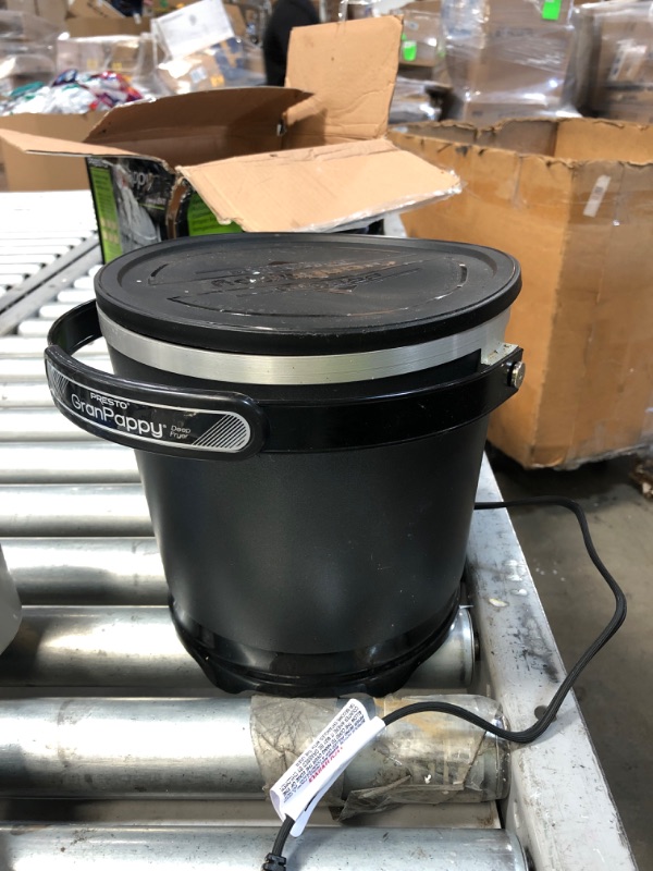 Photo 1 of PRESTO 05411 GranPappy Electric Deep Fryer, Black
