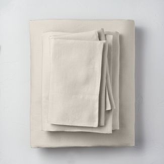 Photo 1 of 100% Washed Linen Solid Sheet Set - Casaluna™