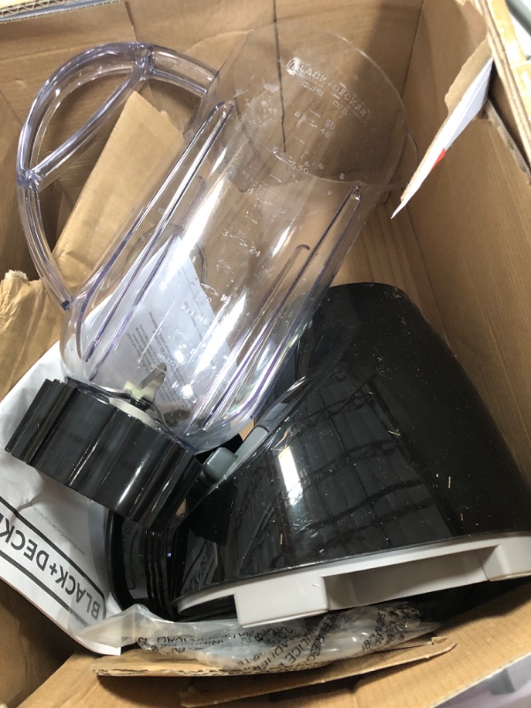 Photo 2 of Black&Decker 10 Speed Blender with Plastic Jar, Black