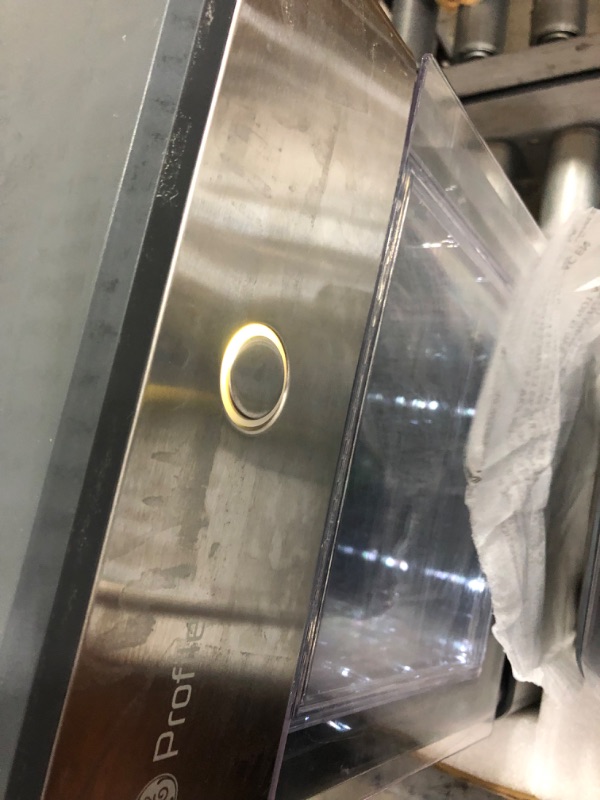 Photo 1 of GE Profile Opal | Countertop Nugget Ice Maker with Side Tank | Portable Ice Machine Makes up to 24 lbs. of Ice Per Day | Stainless Steel Finish
