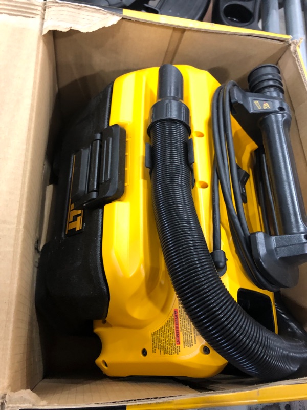 Photo 2 of DEWALT - 18/20 V MAX Cordless Wet-Dry Vacuum-TOOL ONLY 