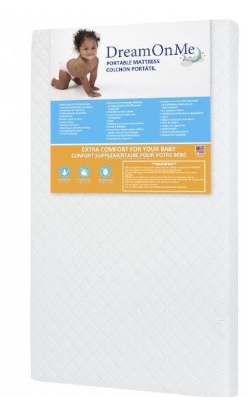 Photo 1 of 3 inch Extra Firm Portable Crib Mattress
