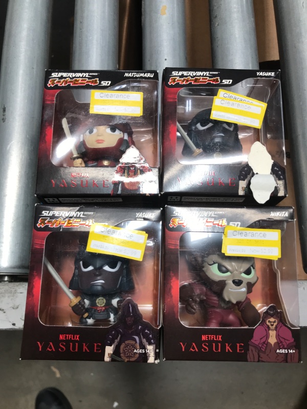 Photo 1 of 4 PACK: Yasuke 3-Inch SD Vinyl Figure 