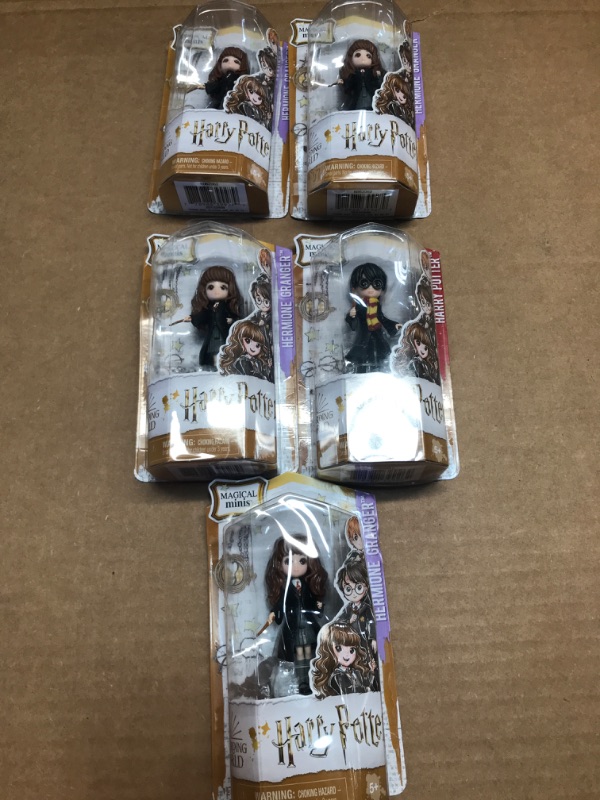 Photo 2 of 5 PACK: Harry Potter Wizarding World Hermione Granger Magical Minis 3-Inch Doll
