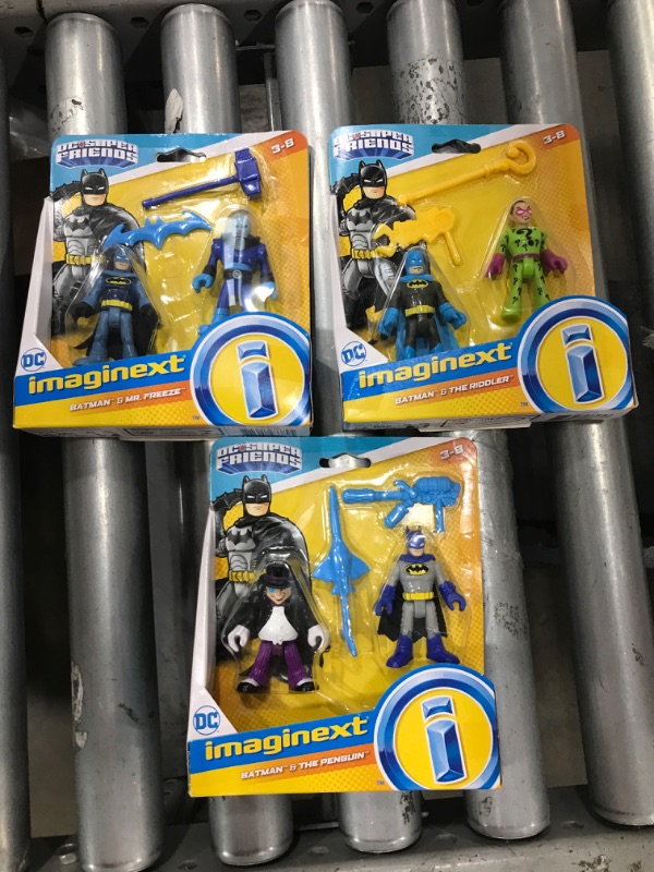 Photo 1 of 3 PACK: Fisher-Price Imaginext DC Super Friends