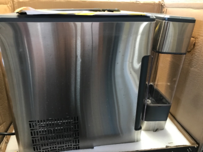 Photo 2 of ***PARTS ONLY*** GE Profile Opal | Countertop Nugget Ice Maker with Side Tank | Portable Ice Machine Makes up to 24 lbs. of Ice Per Day | Stainless Steel Finish
