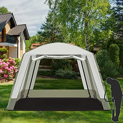 Photo 1 of ***PARTS ONLY*** SUMMUS Inflatable 8 Person Camping Tent ,10?×10? Instant Setup Portable Outdoor Family Tent,Waterproof Windproof Pop-up Gazebo with 2 Doors,4 Sided Screen House, Canopy Shelter, Pump & Carrying Bag
