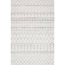 Photo 1 of **HAS STAIN**
nuLOOM Moroccan Blythe Area Rug, 3' x 5', Grey/Off-white
