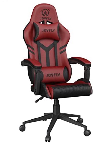 Photo 1 of Gamer Chair, JOYFLY Gaming Chairs Silla Gamer Gamer Chair for Teens Ergonomic with High Back, Headrest, and Lumbar Support(Red)