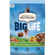 Photo 1 of BEST BY: 08/24/2023* 
Rachael Ray Nutrish Big Life Dry Dog Food for Big Dogs, Savory Chicken, Veggies & Barley Recipe, 40-Pound Bag
