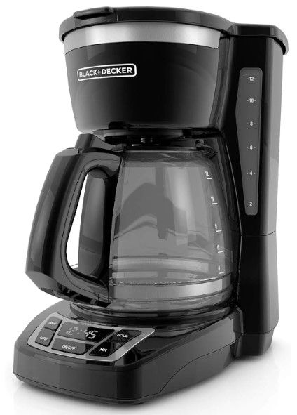 Photo 1 of (Used) Black+Decker CM1160B 12-Cup Programmable Coffee Maker, Black/Stainless Steel

