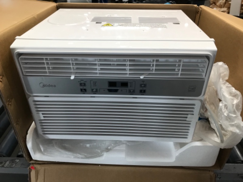 Photo 2 of Midea 8,000 BTU EasyCool Window Air Conditioner, Dehumidifier and Fan - Cool, Circulate and Dehumidify up to 350 Sq. Ft., Reusable Filter, Remote Control
