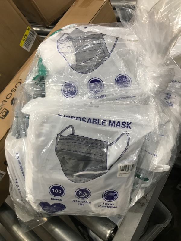 Photo 1 of  mixed disposable face mask bundle
1000 masks total