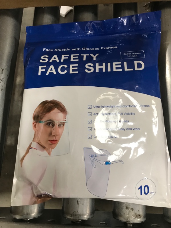 Photo 1 of 100 total
safety face shields with glasses frames