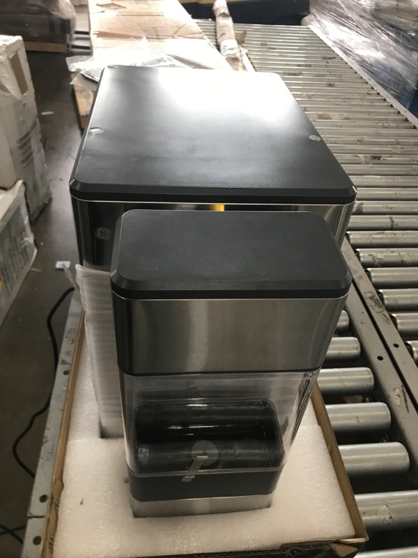 Photo 2 of TESTED POWERS ON**
GE Profile Opal | Countertop Nugget Ice Maker with Side Tank | Portable Ice Machine Makes up to 24 lbs. of Ice Per Day | Stainless Steel Finish
