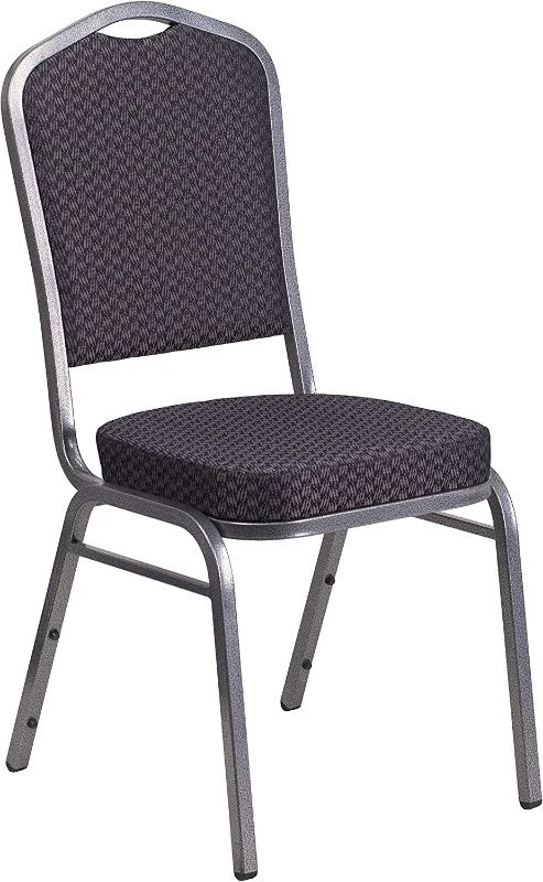 Photo 1 of 3 pk A Line Furniture Decor Black and Grey Upholstered Stack Dining Chairs Traditional/Modern & Contemporary
