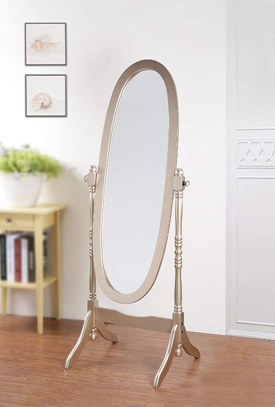 Photo 1 of ***incomplete*** Roundhill Furniture Queen Anna Style Floor Cheval Mirror, Gold
