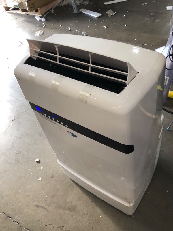Photo 2 of ***PARTS ONLY***  Whynter ARC-12SD 12,000 BTU Dual Hose Portable Air Conditioner, Dehumidifier, Fan with Activated Carbon Filter Plus Storage Bag for Rooms up to 400 sq ft, White
