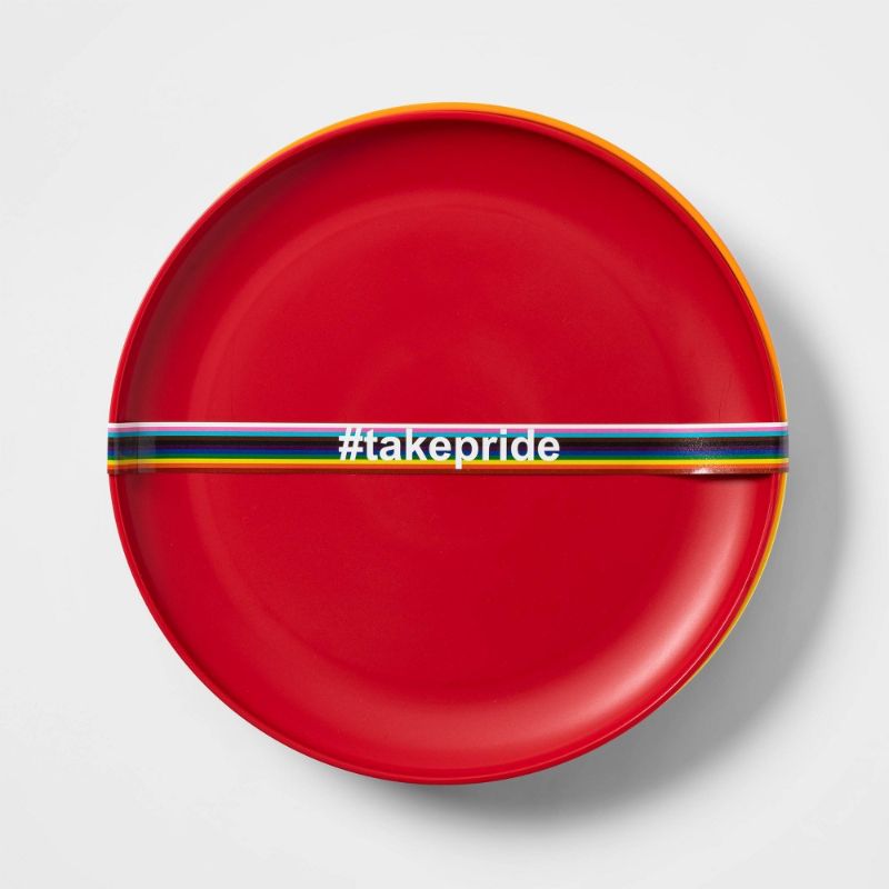 Photo 1 of 18PC TOTAL*
Rainbow Dining Plate Set Multicolor - Pride
