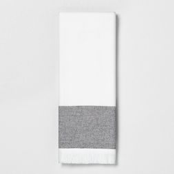 Photo 1 of 2 PACK*
Colorblock Stripe Bath Towel Gray - Hearth & Hand™ with Magnolia

