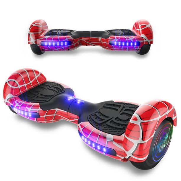 Photo 1 of ***PARTS ONLY*** TPS Hoverboard Self Balancing Scooter for Adults and Kids 300W Dual Motor 6.5" Wheels Bluetooth Speaker LED Lights Self Balance Hoverboards Great Gift UL2272 Certified (Red)
