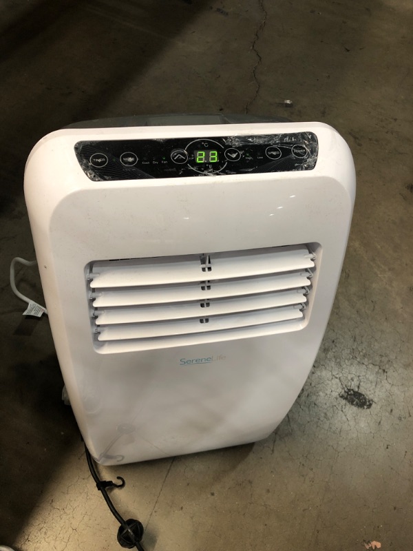 Photo 2 of *NONFUNCTIONAL* LG 6,000 BTU (DOE) / 8,000 BTU (ASHRAE) Portable Air Conditioner, Cools 250 Sq.Ft. (10' x 25' room size), Quiet Operation, LCD Remote, Window Installation Kit Included, 115V
